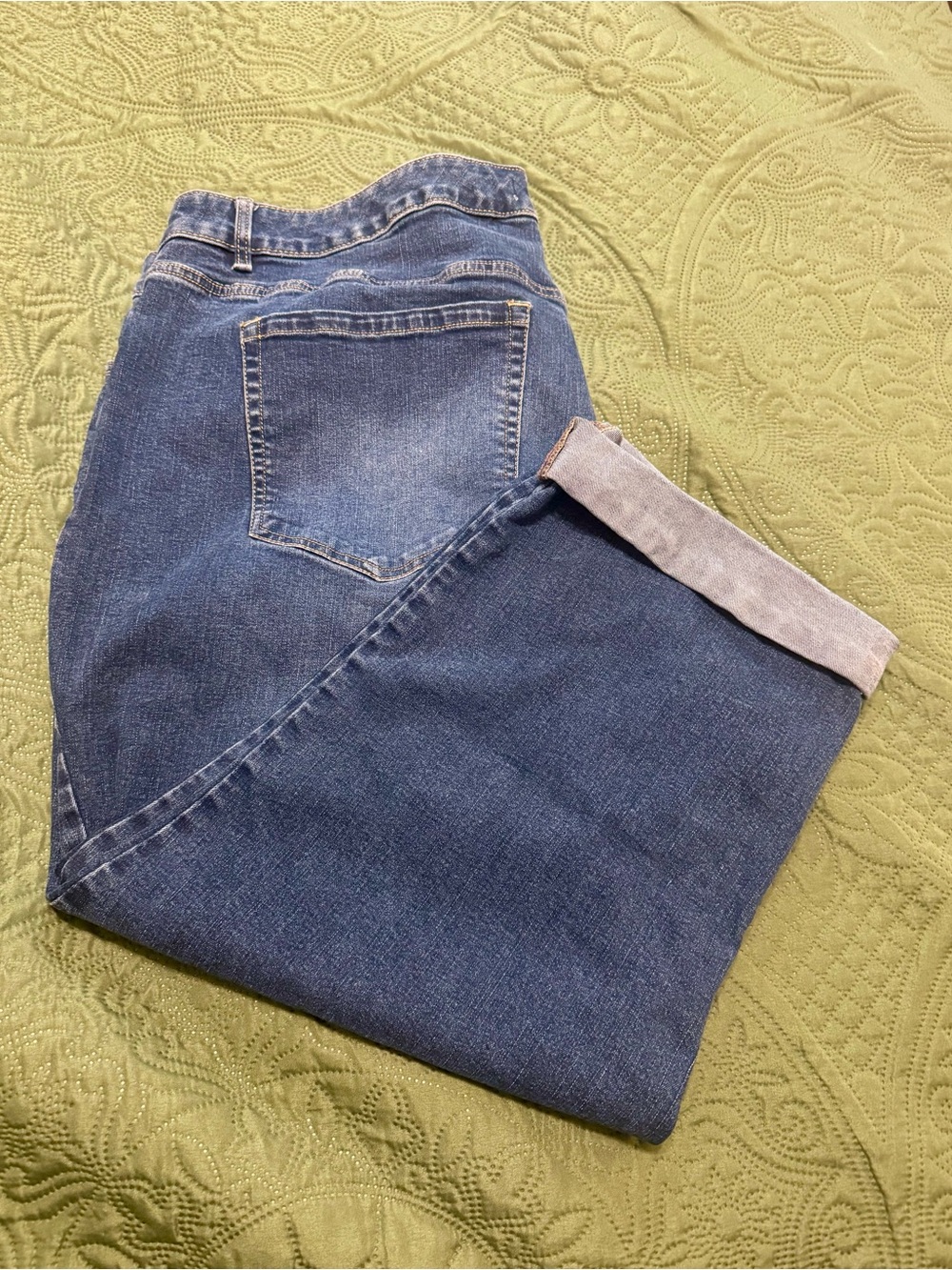 Lane Bryant Relaxed Dark Blue Denim Jeans